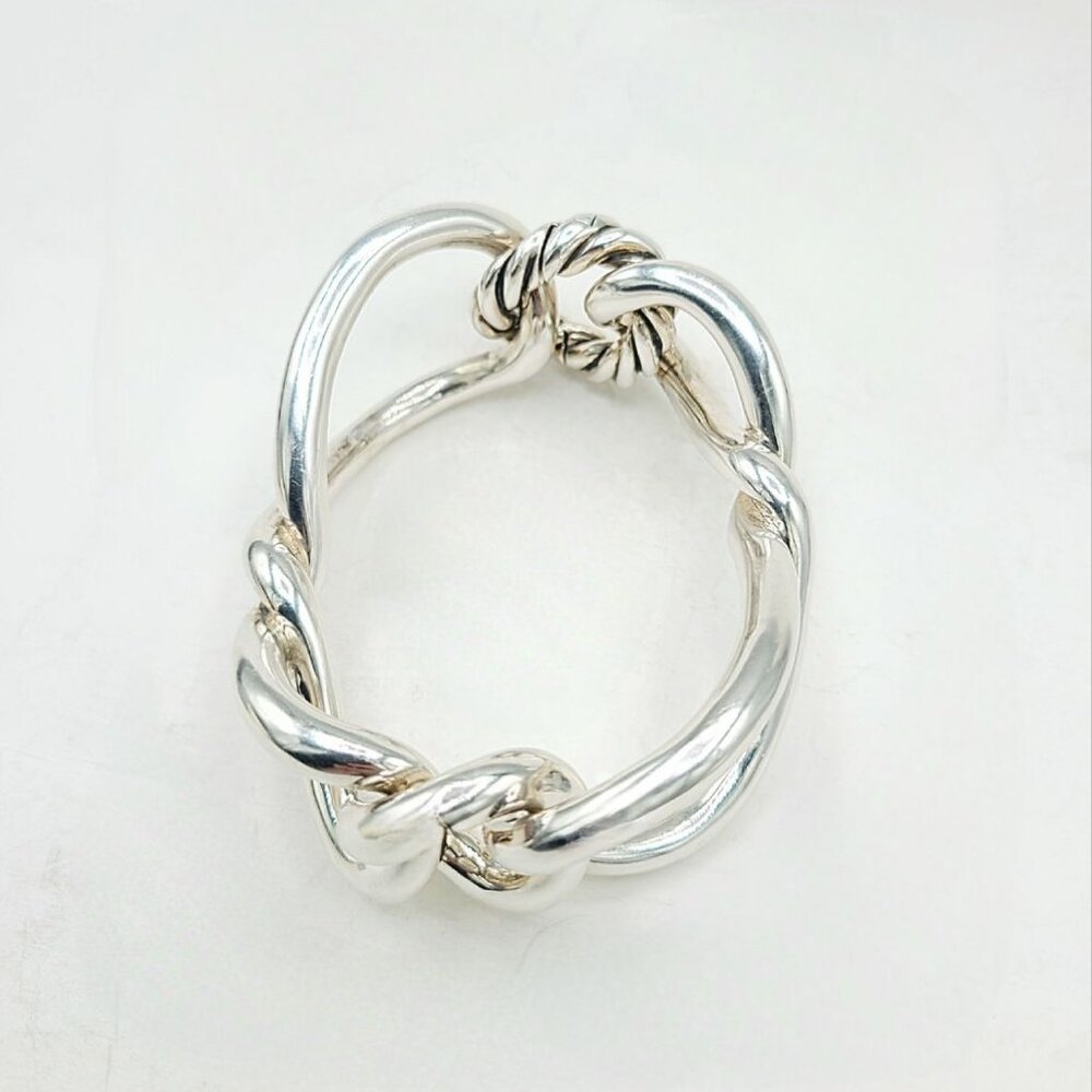 David Yurman Bold Continuance Bracelet in Sterling Silver - 33mm - RARE - Picture 10 of 13